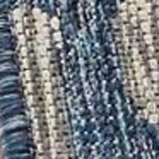 Blue And Gray Indoor Outdoor Area Rug Photo 7