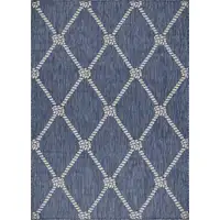 Photo of Navy Knot Indoor Outdoor Area Rug