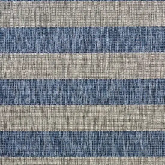 Navy Stripes Indoor Outdoor Scatter Rug Photo 9