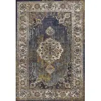 Photo of Navy Traditional Bordered Area Rug