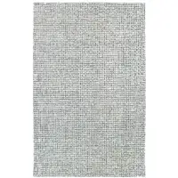 Photo of Navy and Ivory Grids Area Rug