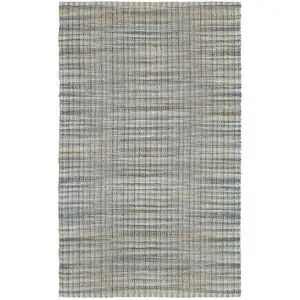 Photo of Navy and Natural Interwoven Area Rug