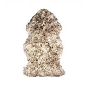 Photo of New Zealand Single Sheepskin Rug - Gradient Chocolate