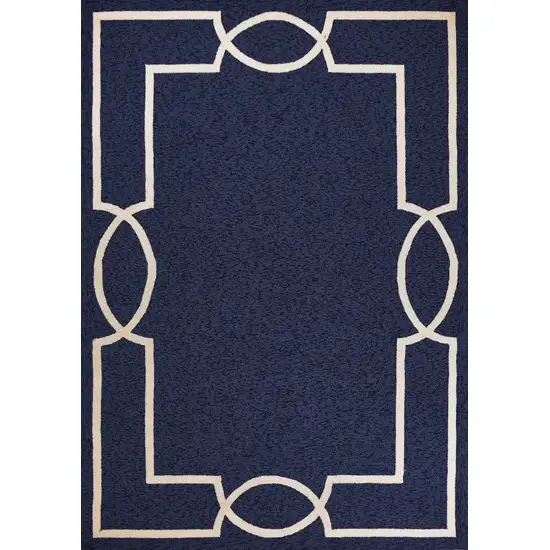 Ocean Coastal Bordered Area Rug Photo 3