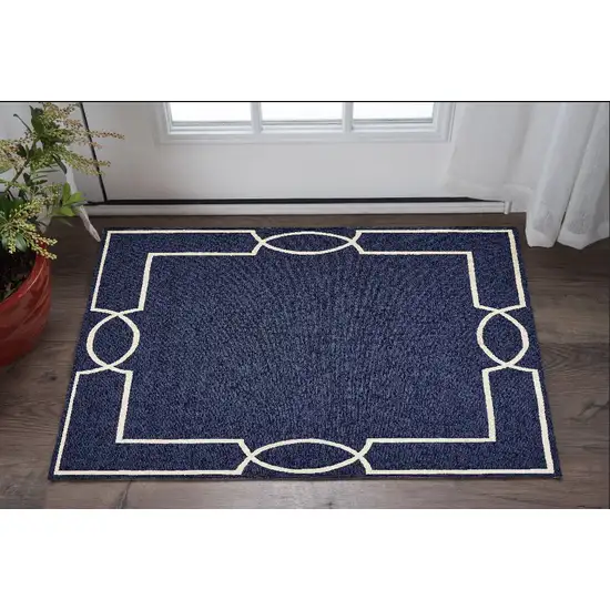 Ocean Hand Hooked Area Rug Photo 1