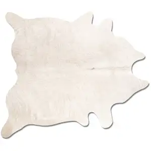 Photo of Off White Cowhide  Rug