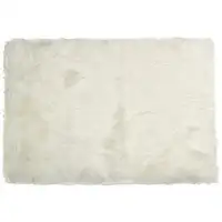Photo of Off White Faux Rectangular - Area Rug