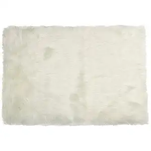 Photo of Off White Faux Rectangular - Area Rug