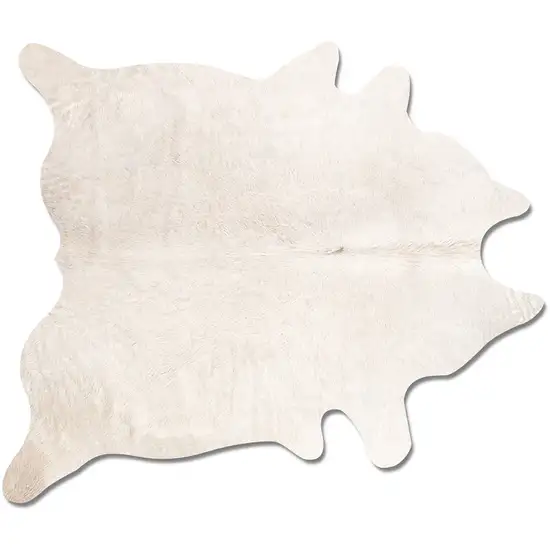 Off White Natural Cowhide Area Rug Photo 1