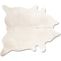 Photo of Off White Natural Cowhide Area Rug