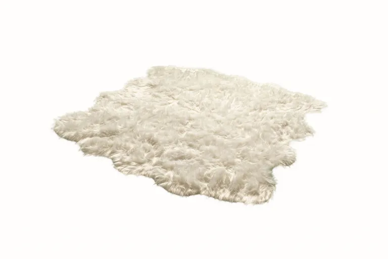 Off White Octo Faux Sheepskin - Area Rug Photo 3