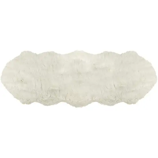 Off White Sheepskin Double - Area Rug Photo 1