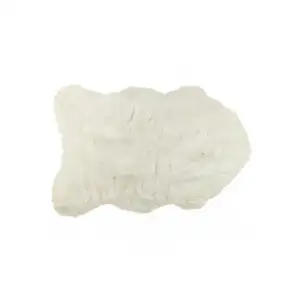 Photo of Off White Sheepskin Faux Fur Single - Area Rug