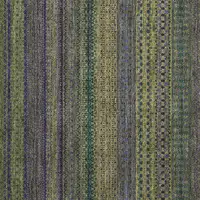 Photo of Olive Green Striped Washable Non Skid Indoor Outdoor Area Rug