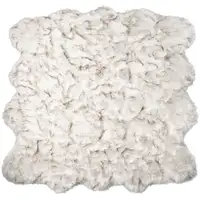 Photo of Ombre Chocolate Faux Fur Washable Non Skid Area Rug