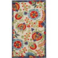 Photo of Orange And Red Toile Non Skid Indoor Outdoor Area Rug