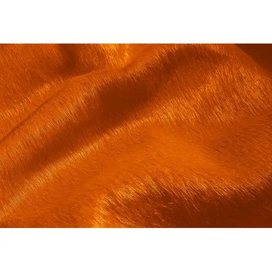 Orange Cowhide - Area Rug Photo 2