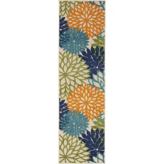 Multicolor Floral Indoor Outdoor Area Rug Photo 5