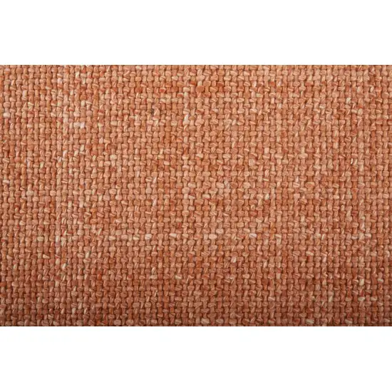 Orange Hand Woven Area Rug Photo 8