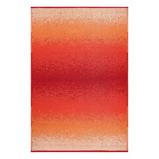 Orange Indoor Outdoor Area Rug Photo 2