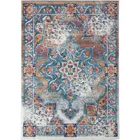 Photo of Orange Medallion Power Loom Area Rug