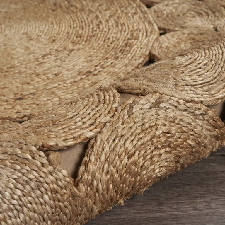 Orbital Natural Jute Area Rug Photo 5