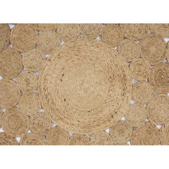 Orbital Natural Jute Area Rug Photo 2