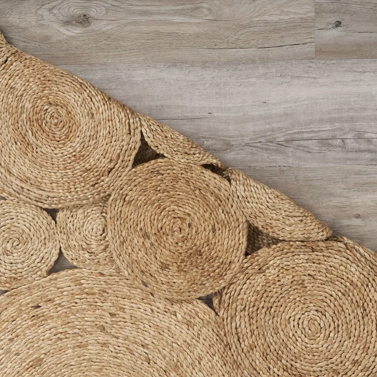 Orbital Natural Jute Area Rug Photo 4