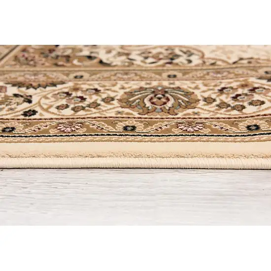 Oriental Medallion Stain Resistant Area Rug Photo 7