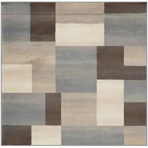 Photo of Patchwork Power Loom Stain Resistant Area Rug