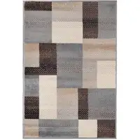 Photo of Patchwork Power Loom Stain Resistant Area Rug