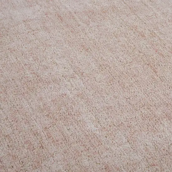 Pink And Ivory Hand Woven Area Rug Photo 3