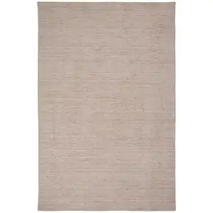 Photo of Pink And Ivory Hand Woven Area Rug