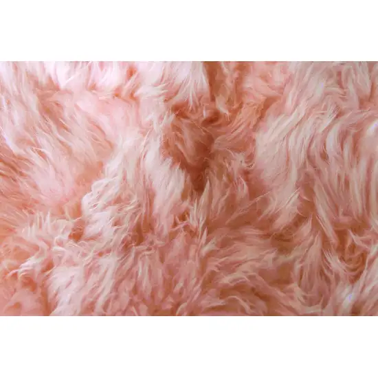 Pink Double Sheepskin - Area Rug Photo 2