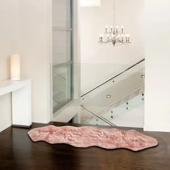 Pink Double Sheepskin - Area Rug Photo 4