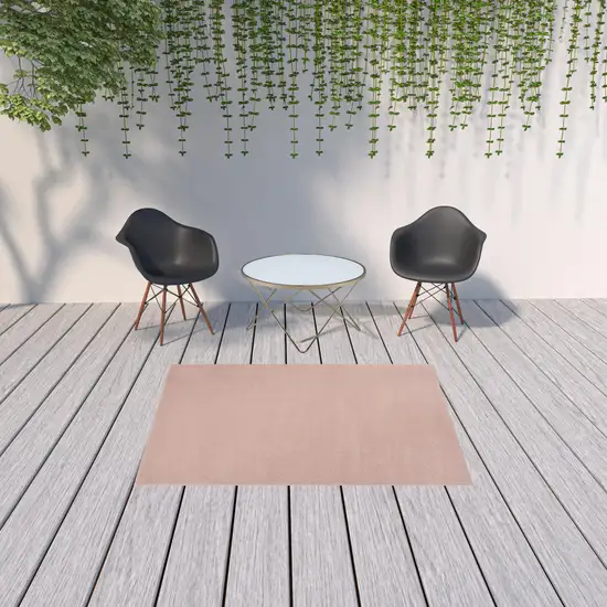 Pink Non Skid Indoor Outdoor Area Rug Photo 2