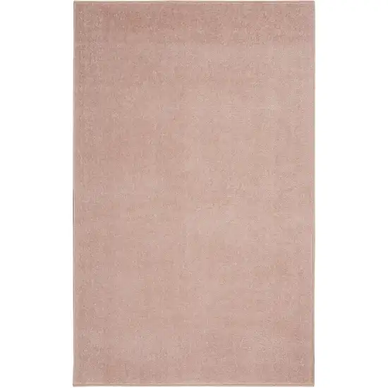 Pink Non Skid Indoor Outdoor Area Rug Photo 1