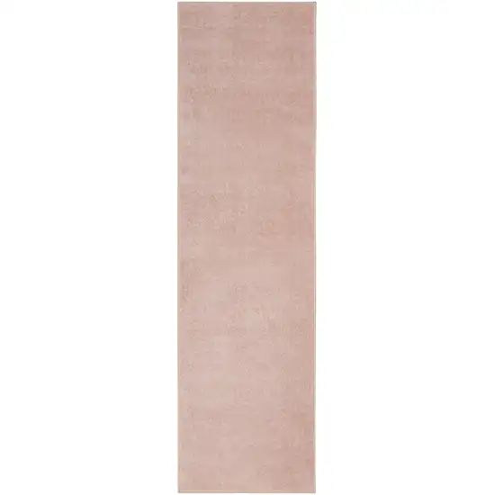 Pink Non Skid Indoor Outdoor Runner Rug Photo 3