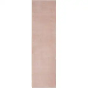 Photo of Pink Non Skid Indoor Outdoor Runner Rug