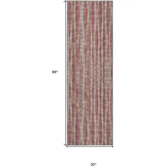 Pink Ombre Tufted Handmade Runner Rug Photo 8