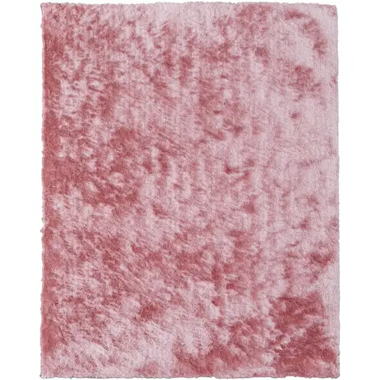 Pink Shag Hand Tufted Area Rug Photo 2