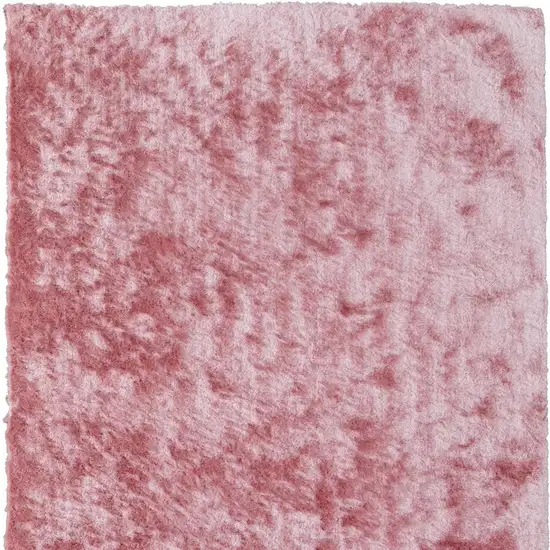 Pink Shag Hand Tufted Area Rug Photo 7