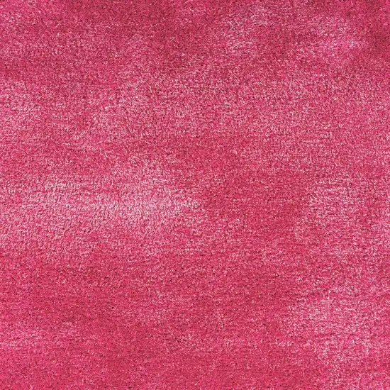 Pink Shag Hand Tufted Area Rug Photo 7