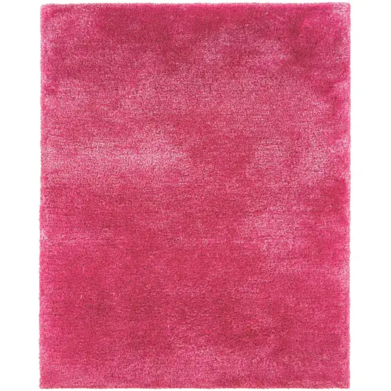 Pink Shag Hand Tufted Area Rug Photo 2