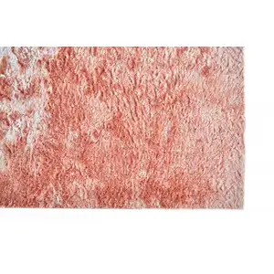 Photo of Pink Shag Tufted Handmade Area Rug