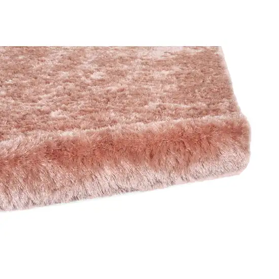 Pink Shag Tufted Handmade Area Rug Photo 7