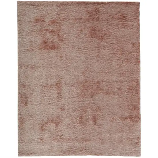 Pink Shag Tufted Handmade Area Rug Photo 2