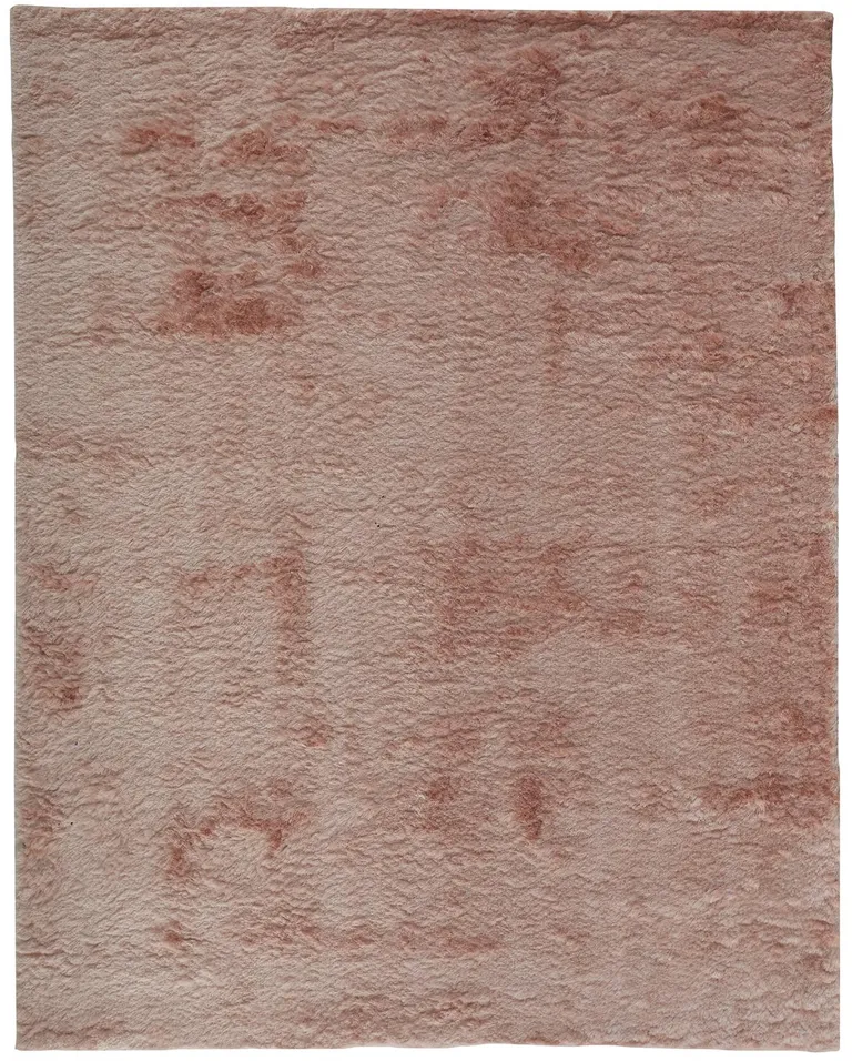 Pink Shag Tufted Handmade Area Rug Photo 2