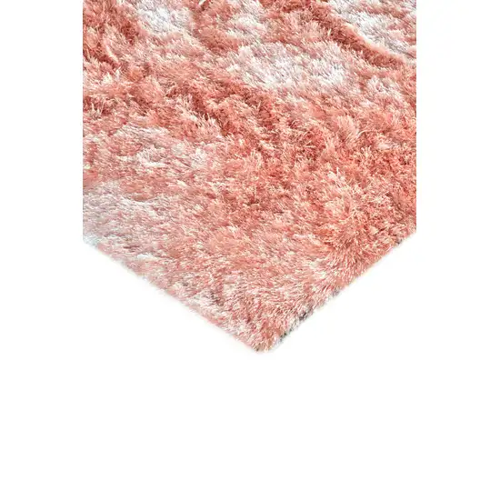 Pink Shag Tufted Handmade Area Rug Photo 5