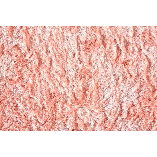 Pink Shag Hand Tufted Area Rug Photo 9